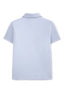 Изчистено светлосиньо поло с къс ръкав от Gulliver