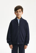 Син суитшърт-бомбър с предно закопчаване от Gulliver