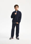 Син суитшърт-бомбър с предно закопчаване от Gulliver