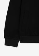 Черен суитшърт-бомбър с предно закопчаване от Gulliver