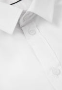 Бяла риза с дълъг ръкав и права свободна форма (relaxed fit) от Gulliver