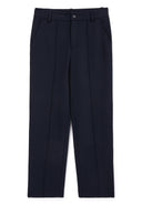 Сини трикотажни панталони с права кройка от Gulliver