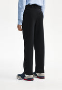 Черни трикотажни панталони с права кройка от Gulliver