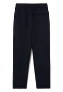 Сини панталони с колан на ластик и връзки от Gulliver