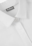 Бяла училищна блуза с втален силует от Gulliver