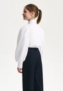 Бяла блуза с дълъг ръкав от Gulliver