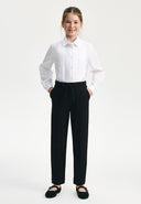 Черни трикотажни панталони от Gulliver