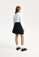 Черна пола на плисета за момиче Gulliver